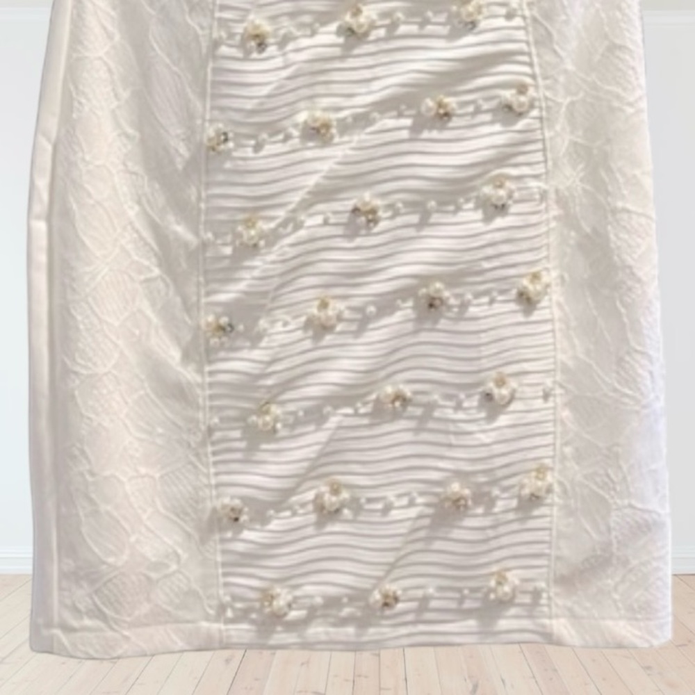 Nice Istanbul Ekru By Guess Embellished Mini Dress - Picture 10 of 14